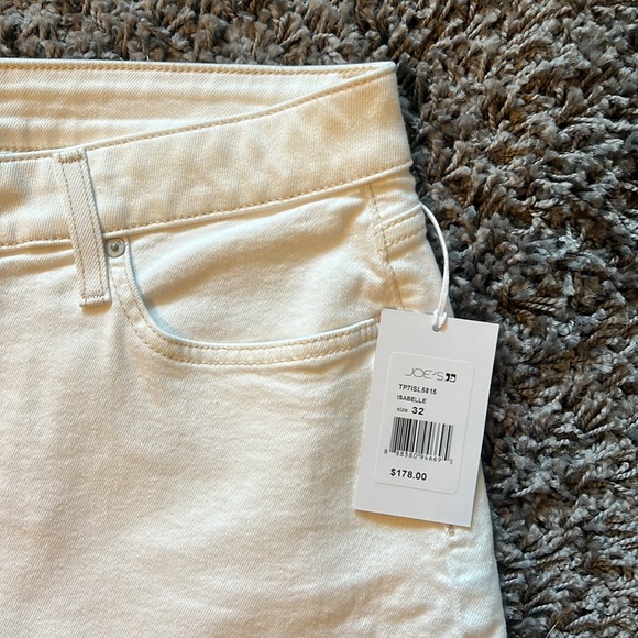 🆕 Joe’s Jeans White The Wyatt High Rise Retro Crop Jeans - Picture 3 of 6